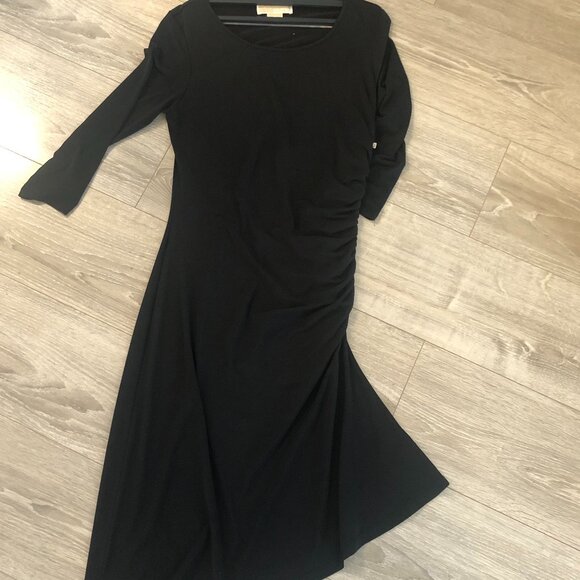 Black Michael Kors Dress with side zipper Size 6 - Picture 4 of 6